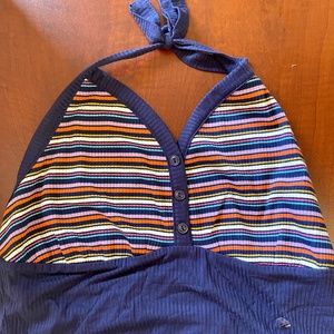 American Eagle Outfitters Patterned Halter Top